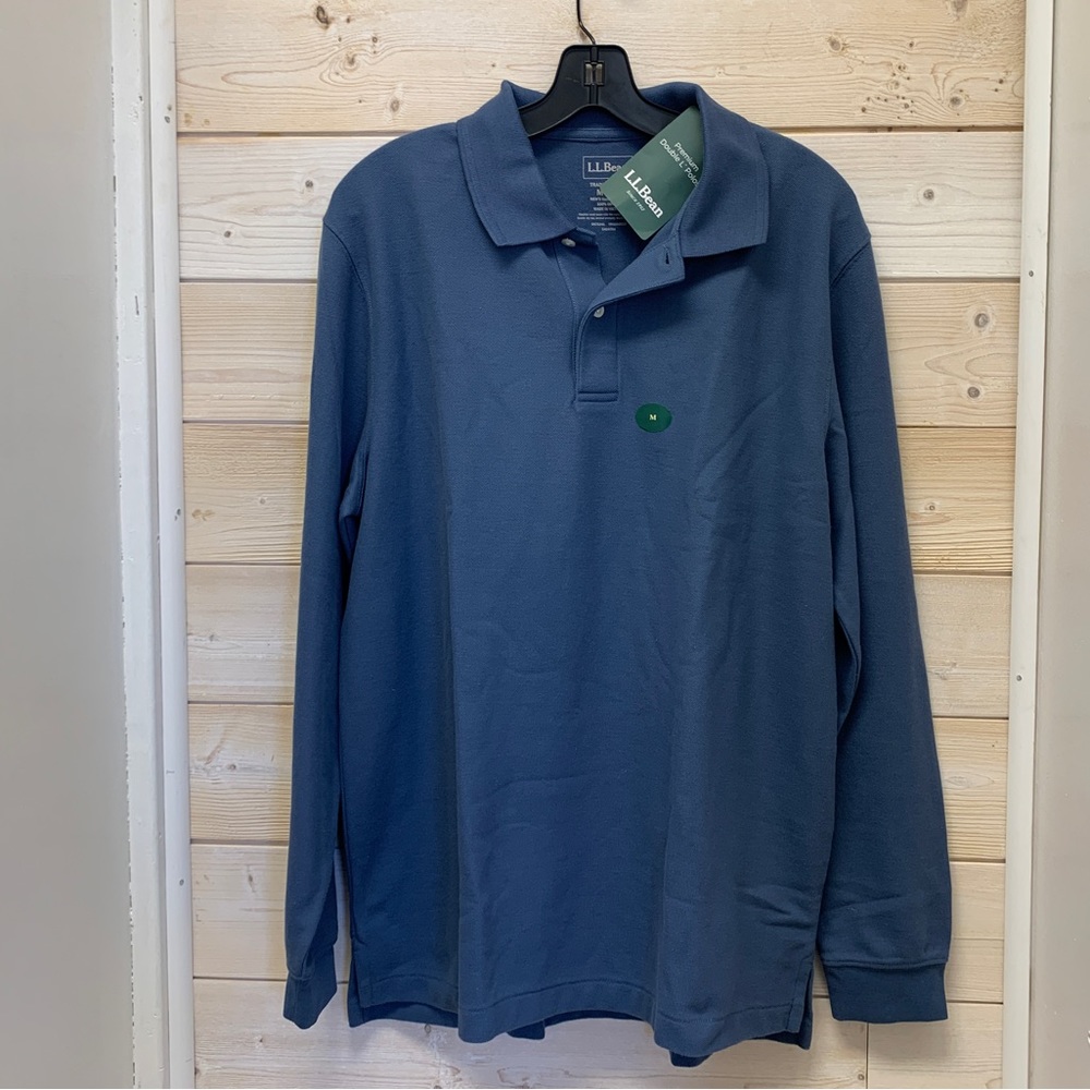NWT L.L. Bean Men’s Long Sleeve Polo Shirt